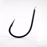 100pcs Curve Fishing Hook Set with Barbed Hooks Coated Fish Fly Hooks for Sea Accessories