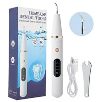 Ultrasonic Dental Scaler Electric Oral Teeth Tartar Remover Calculus Plaque Stains Cleaner Removal