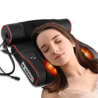 Electric Neck Relaxation Head Massage Pillow Back Heating