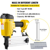 Framing Nailer Home Decoration DIY 14-Gauge Nail Gun Steel Frame Woodworking Air Stapler