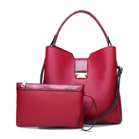 High Quality Leather Hand Bag Sets Large Shoulder Bag Women Crossbody Messenger Bags