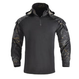 Bomber Jacket Tactical Flight Jacket Coat Combat T-shirt, Tactical Hunting Hoodie Camouflage Men Jacket