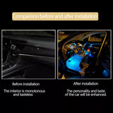 Led Car Interior Backlight Neon Strip RGB Multiple Modes