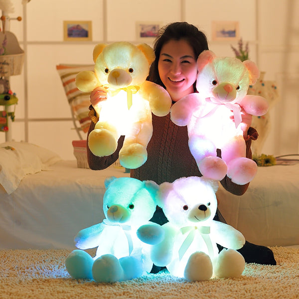 Light Up LED Teddy Bear Stuffed Animals Plush Toy