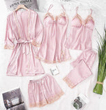 5pcs V-Neck Nightwear Pajamas Sets