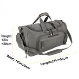 60L Travel Sports Bags Foldable With Shoes Compartment