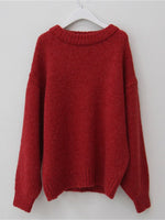 10 Colors Women Sweater Oversize Long Sleeve Loose Knitted Outerwear