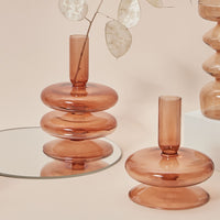 Glass Candle Stick Holders Taper Candles Holder