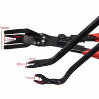 9 inch 12 inch Car Auto Repair Tool Trim Panel Clip Remover Removal Carbon Steel Pliers Hand Tools Red + Black 3pcs/set 23/30cm